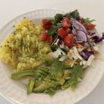 Potato, Avocado & Salad Plate