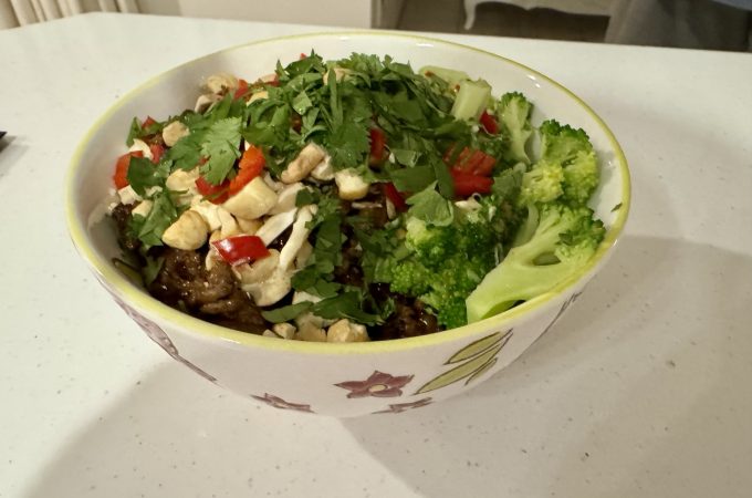 Thai Sweet Chilli Beef Bowl